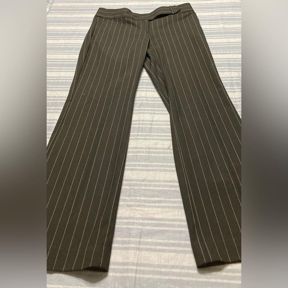 💛TODAY***$17***LOFT black and white pinstripe pants. - Picture 4 of 6